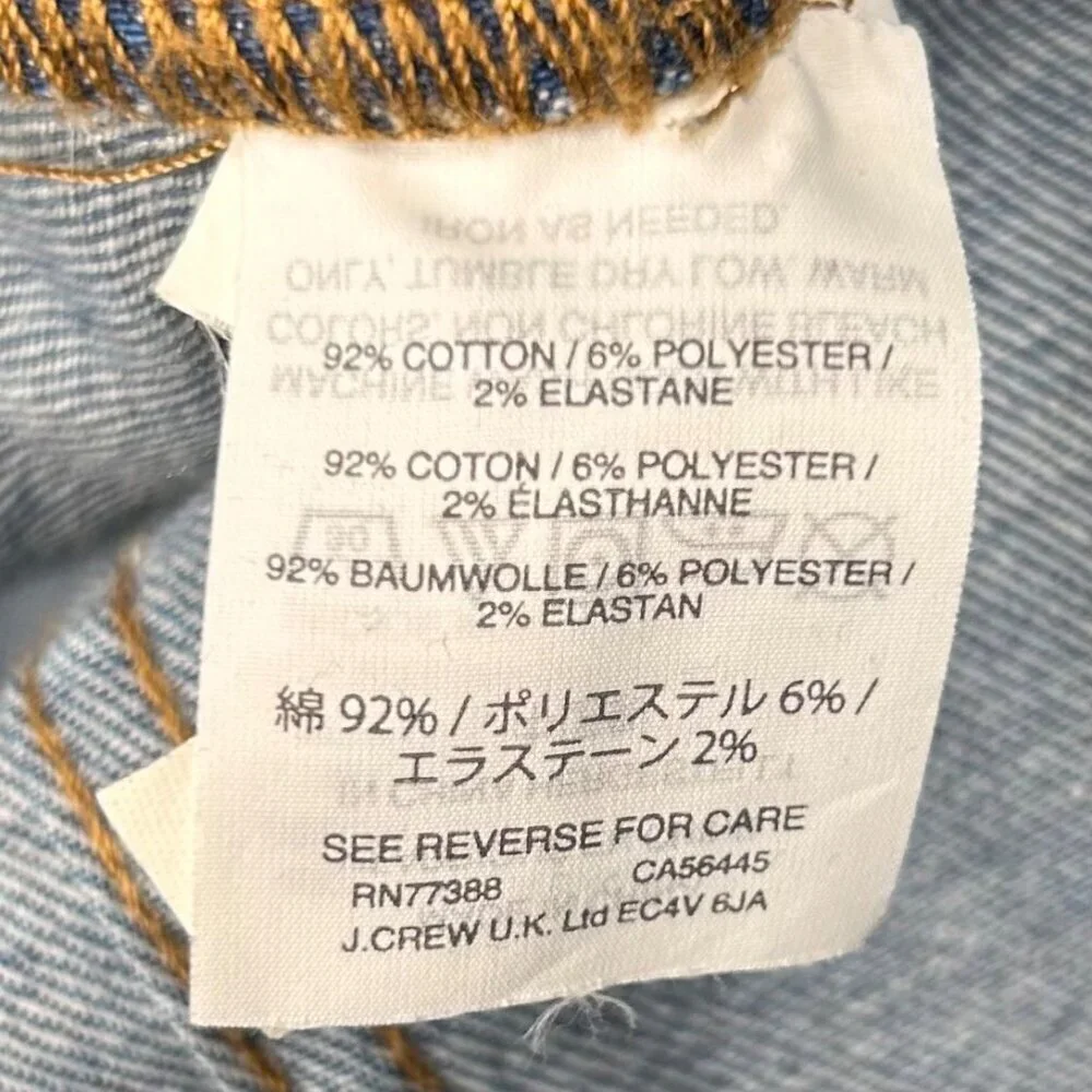 Madewell Small Slim Denim Overalls Casual Boho Western Indie